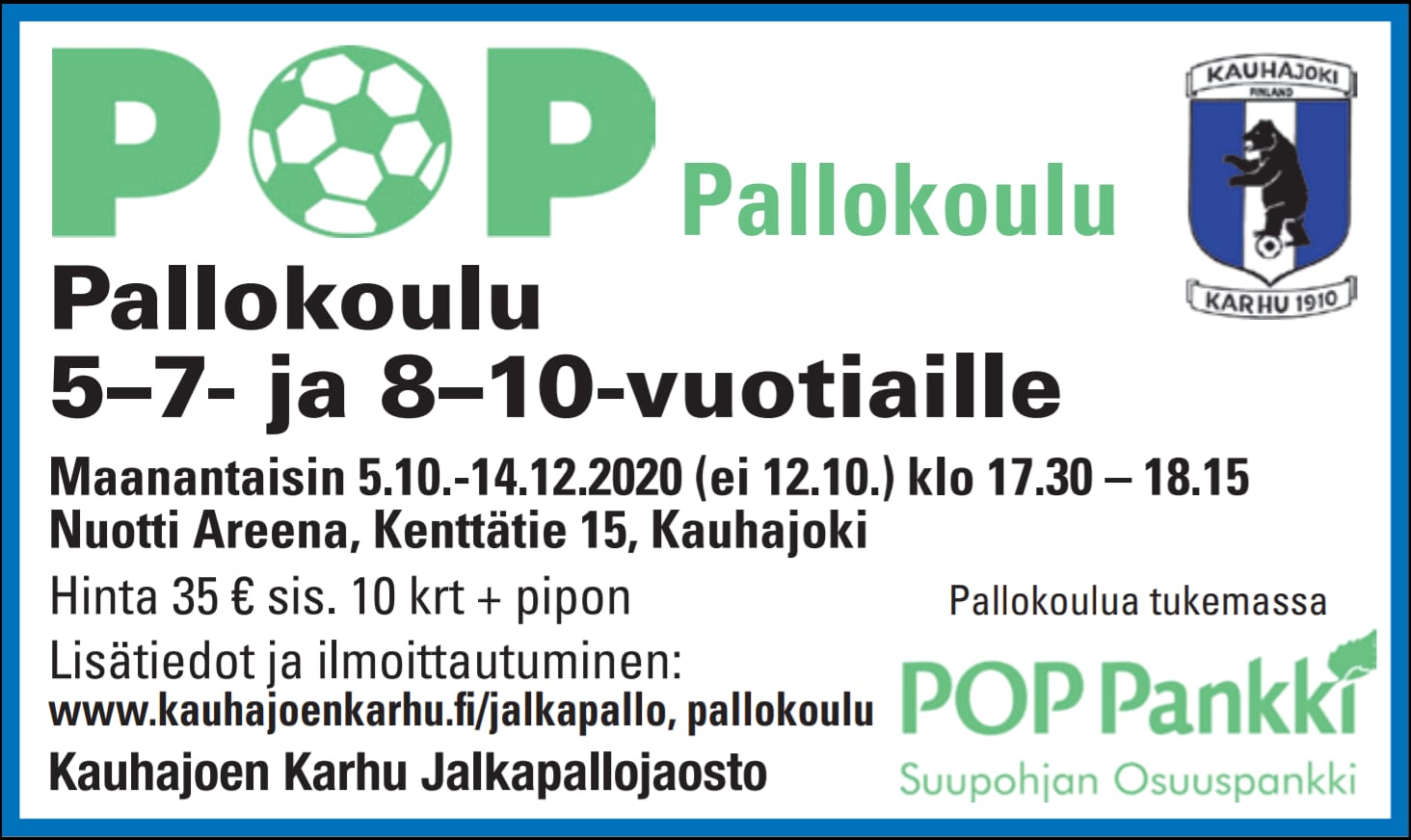 POPpallokoulu 
